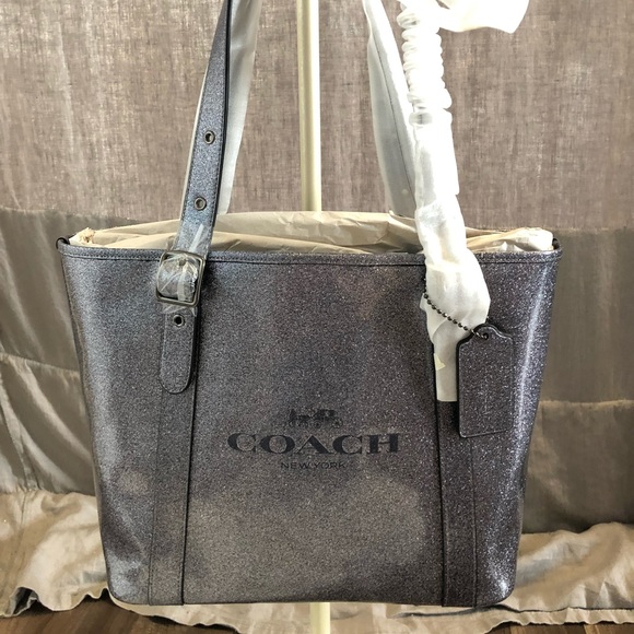 coach glitter tote